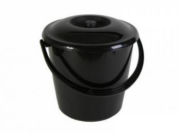 Ведро "Соло" хозяйственное с крышкой 10л